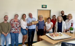 Regional Sales Manager Gerd Pagels is retiring