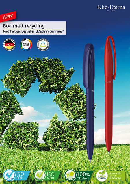 Klio-Eterna Flyer Boa Recycling Kugelschreiber